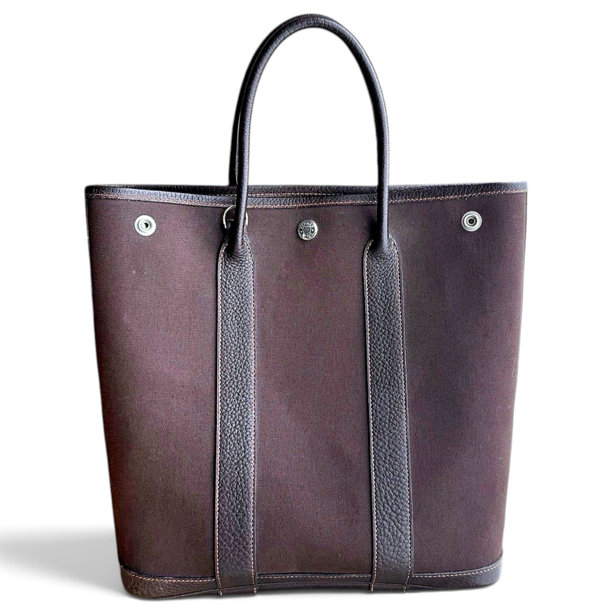 Garden Party leather handbag