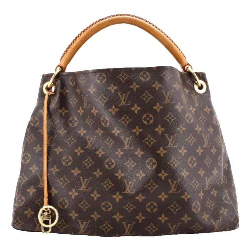 Artsy leather handbag