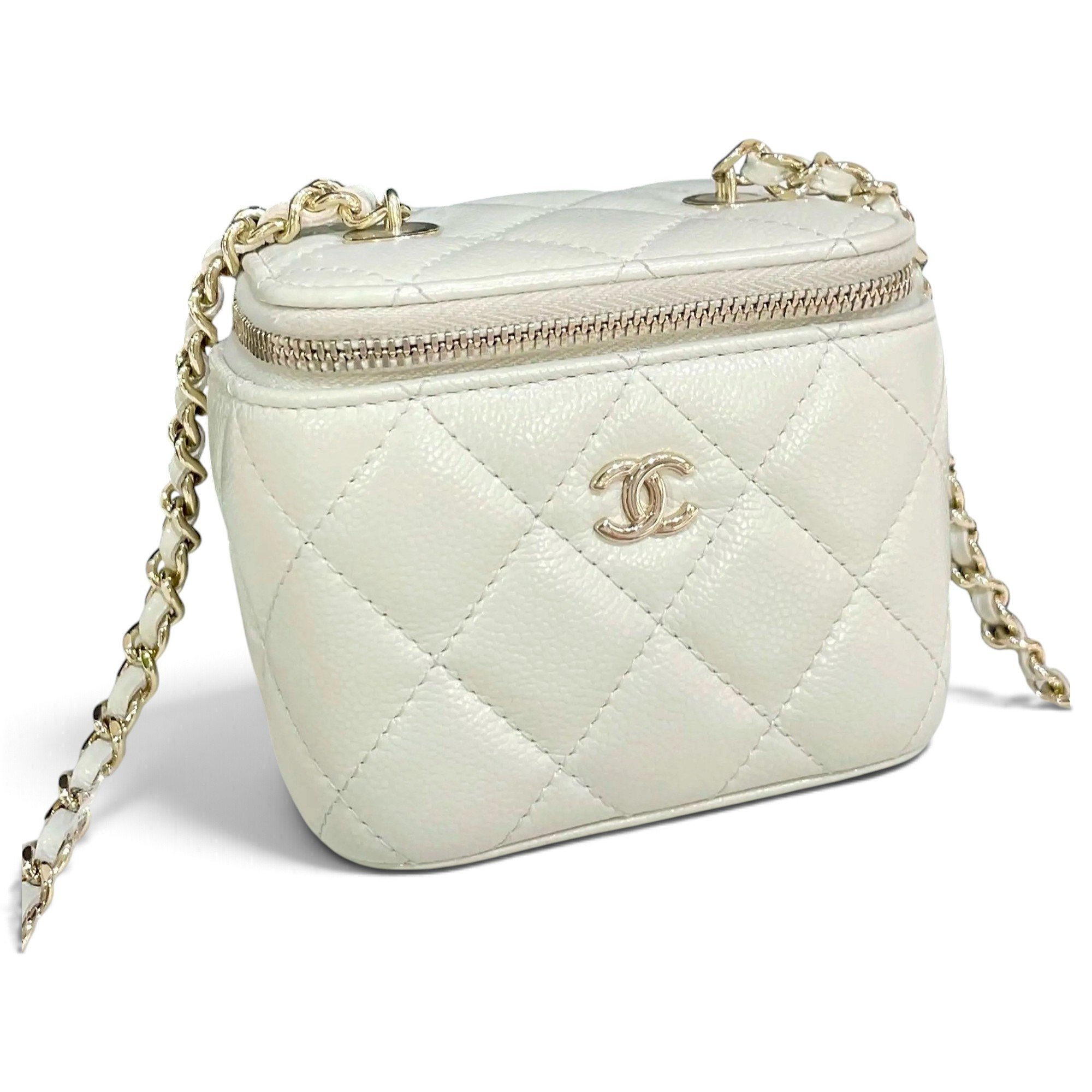 Vanity leather mini bag