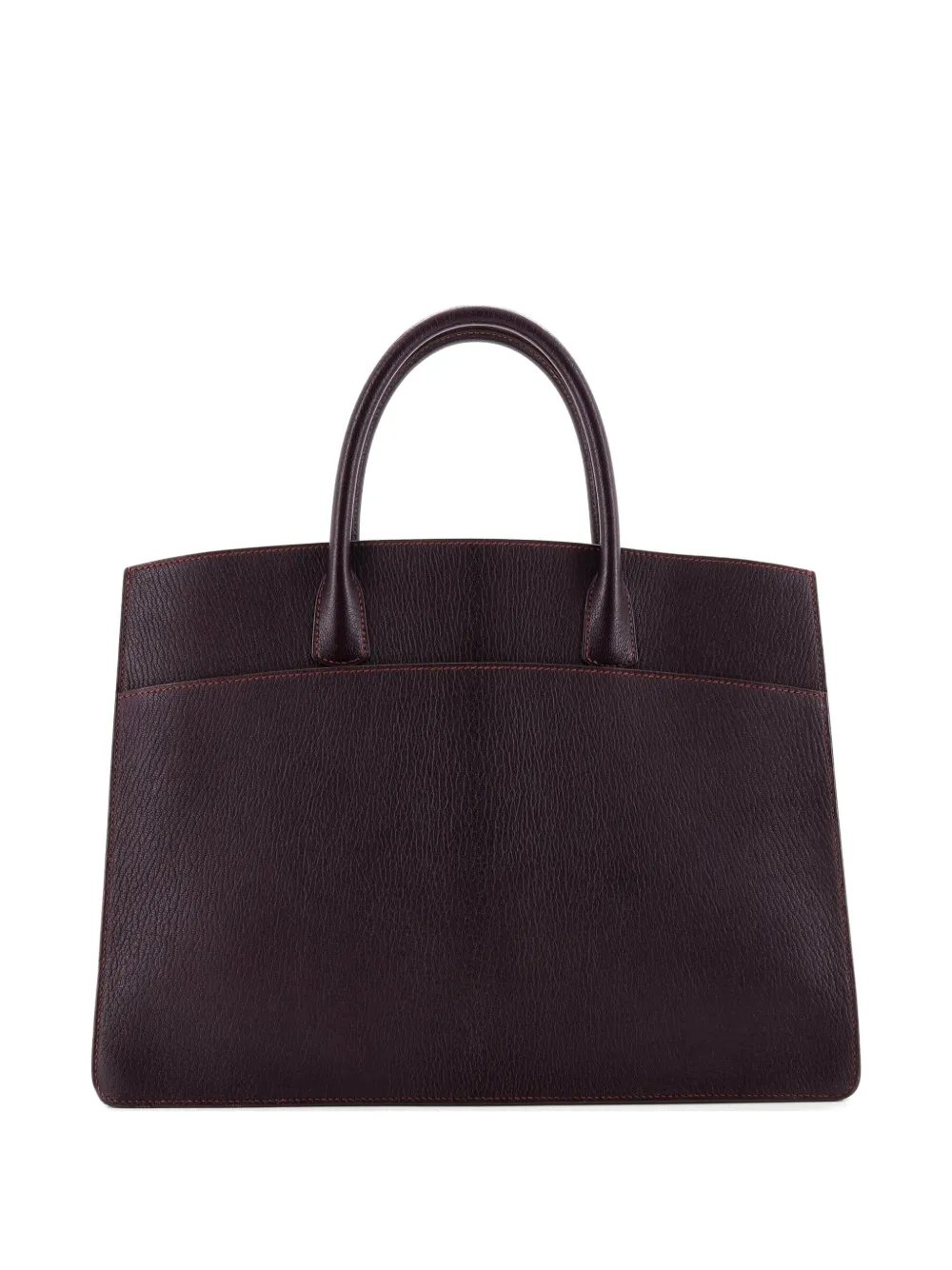 Hermes White Bus Bag Leather 39 tote bag