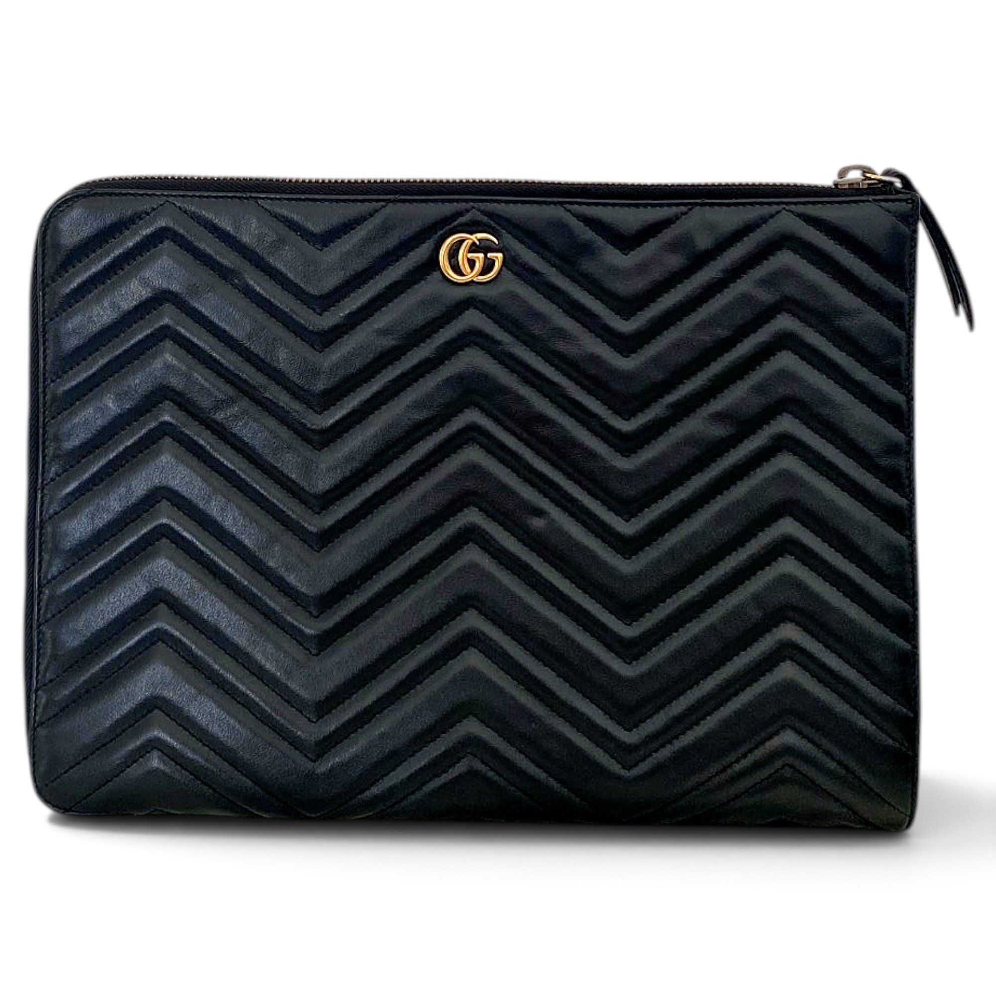 Marmont leather clutch bag