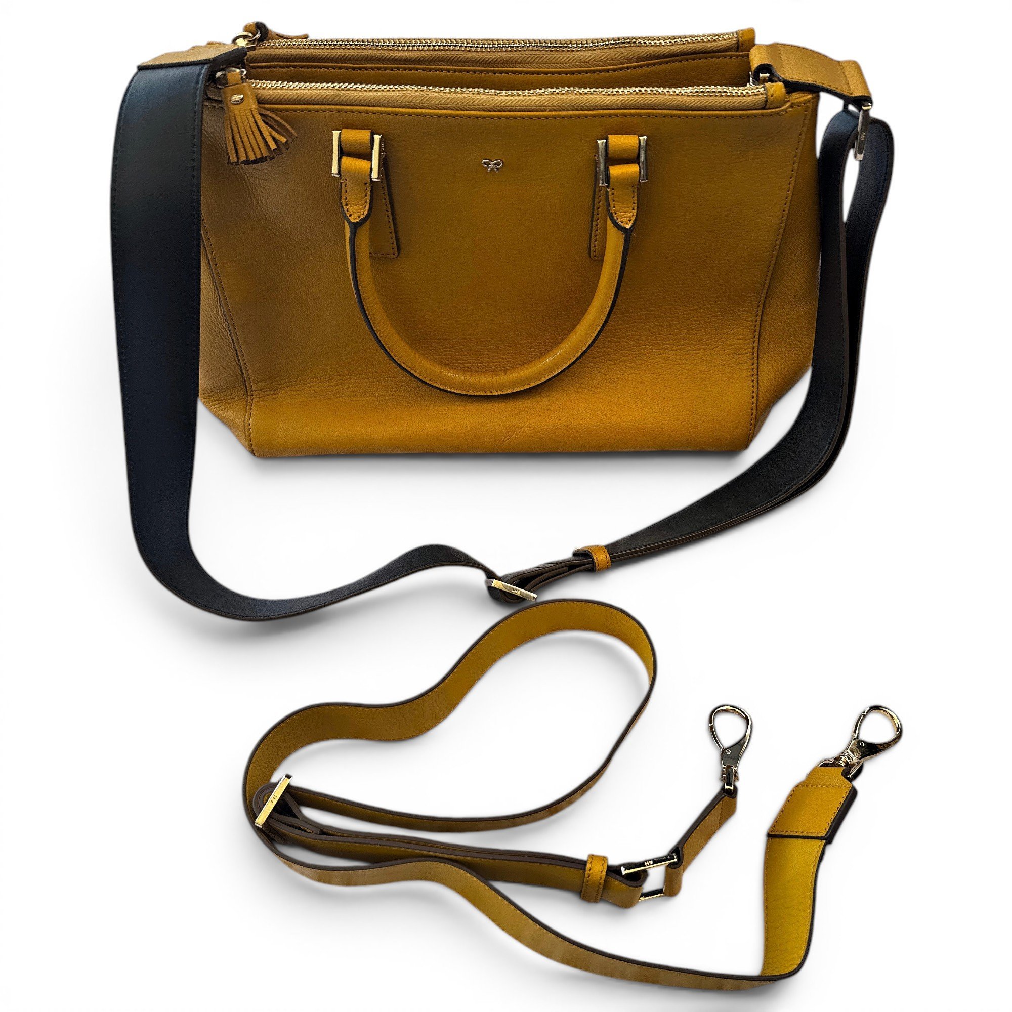 Leather tote