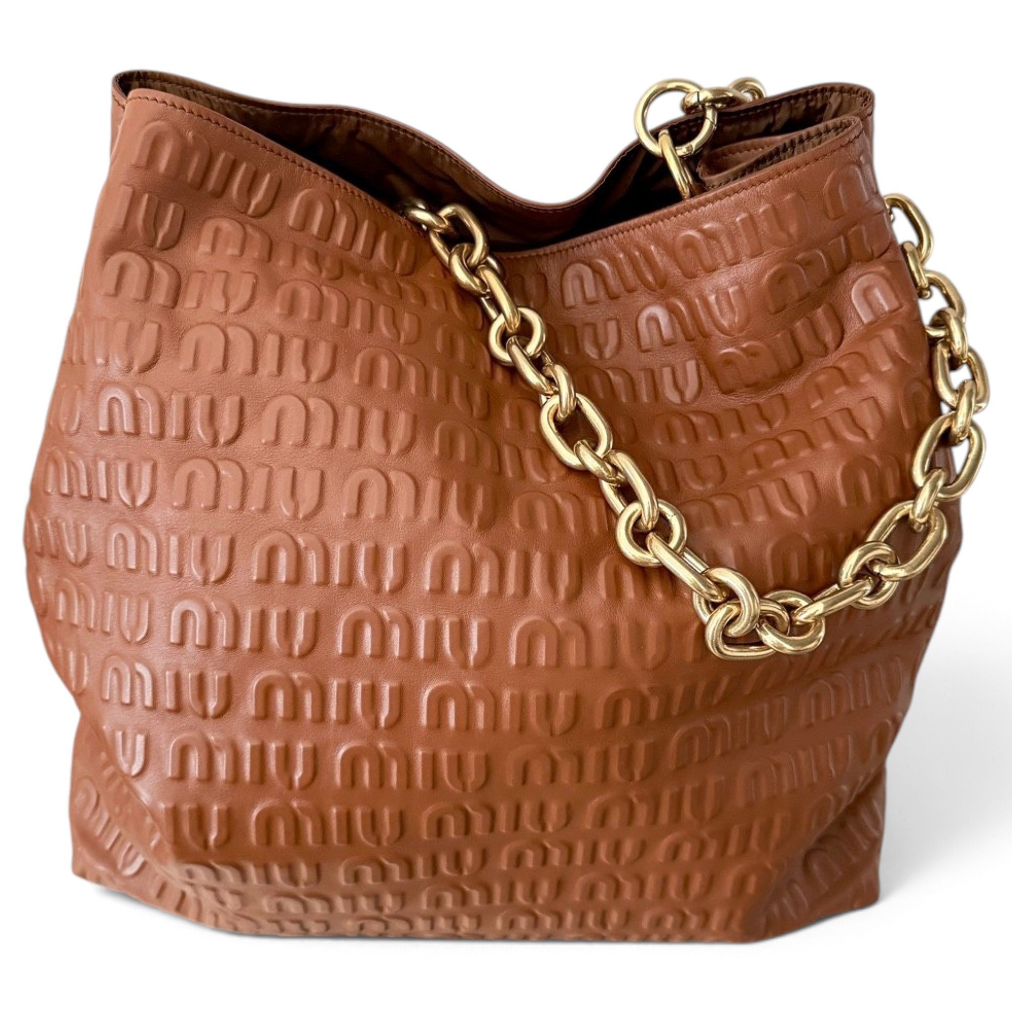 Leather tote
