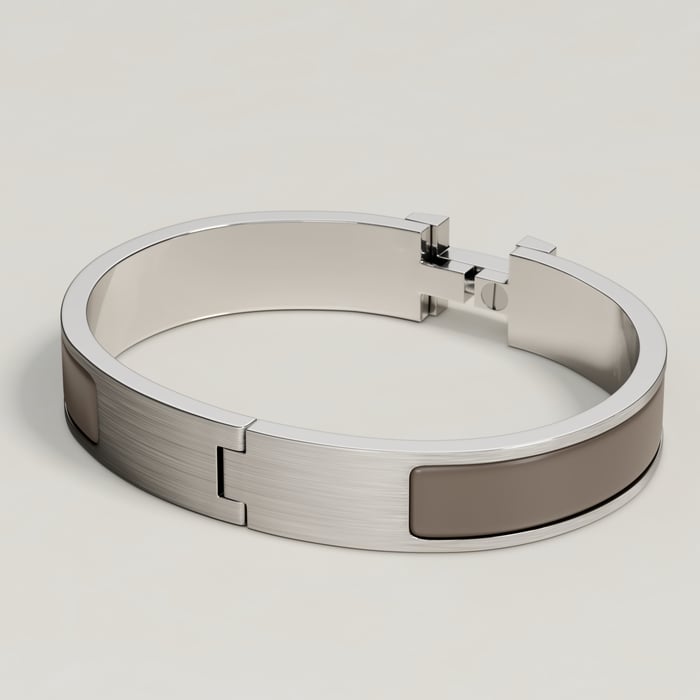 Gris Étain Mat Clic Hh Bracelet