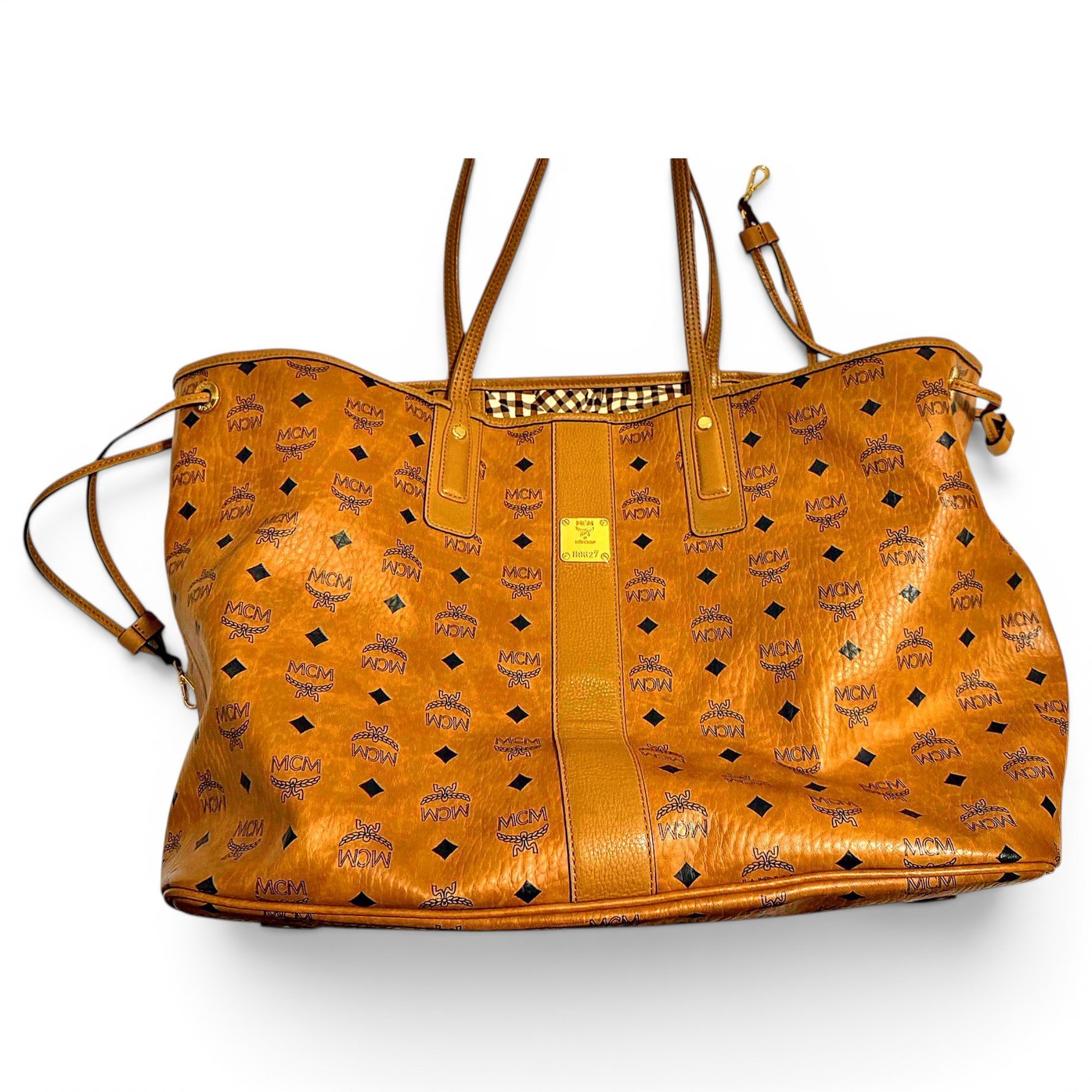 Leather tote