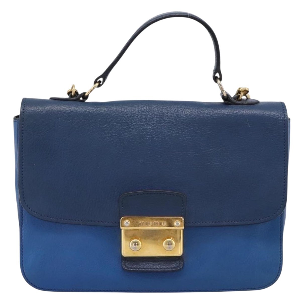 Madras leather handbag