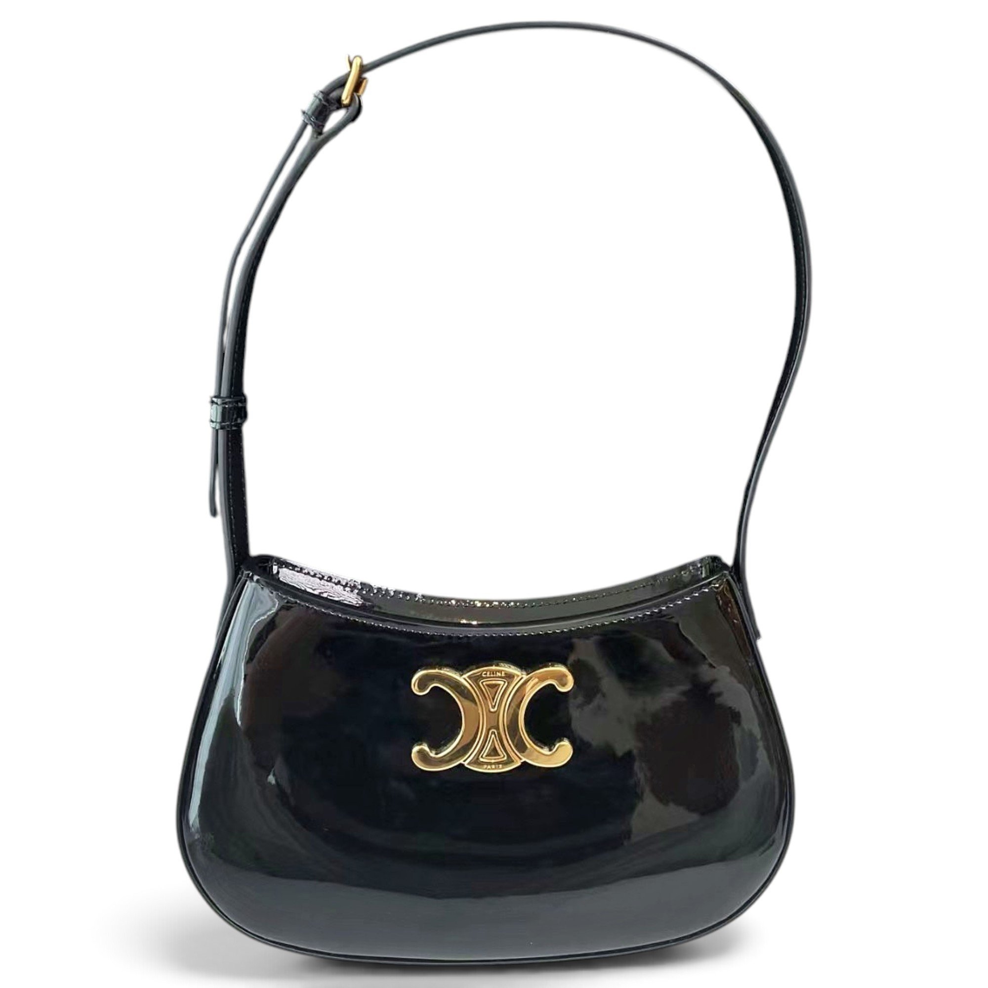 Tilly patent leather handbag