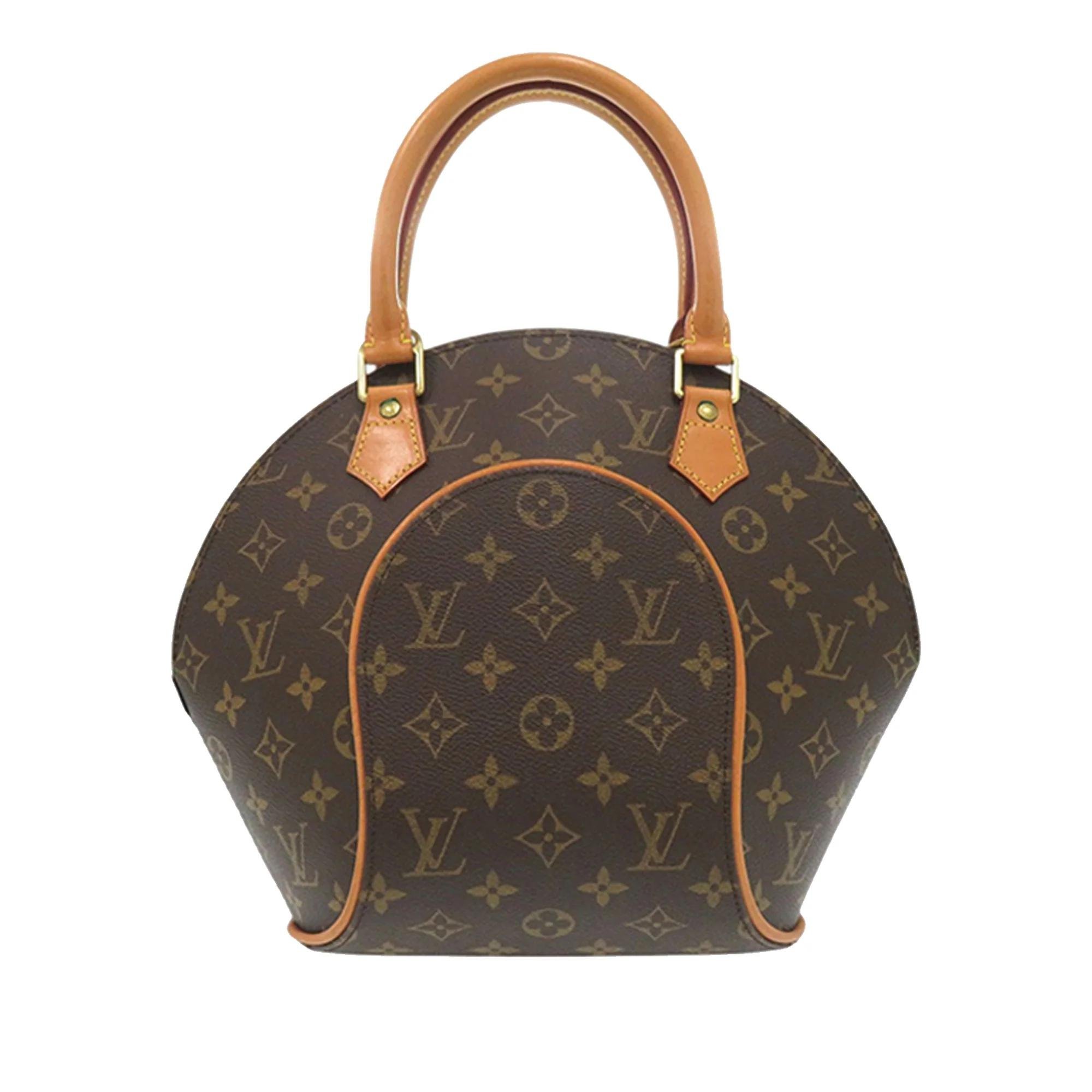 Ellipse leather handbag