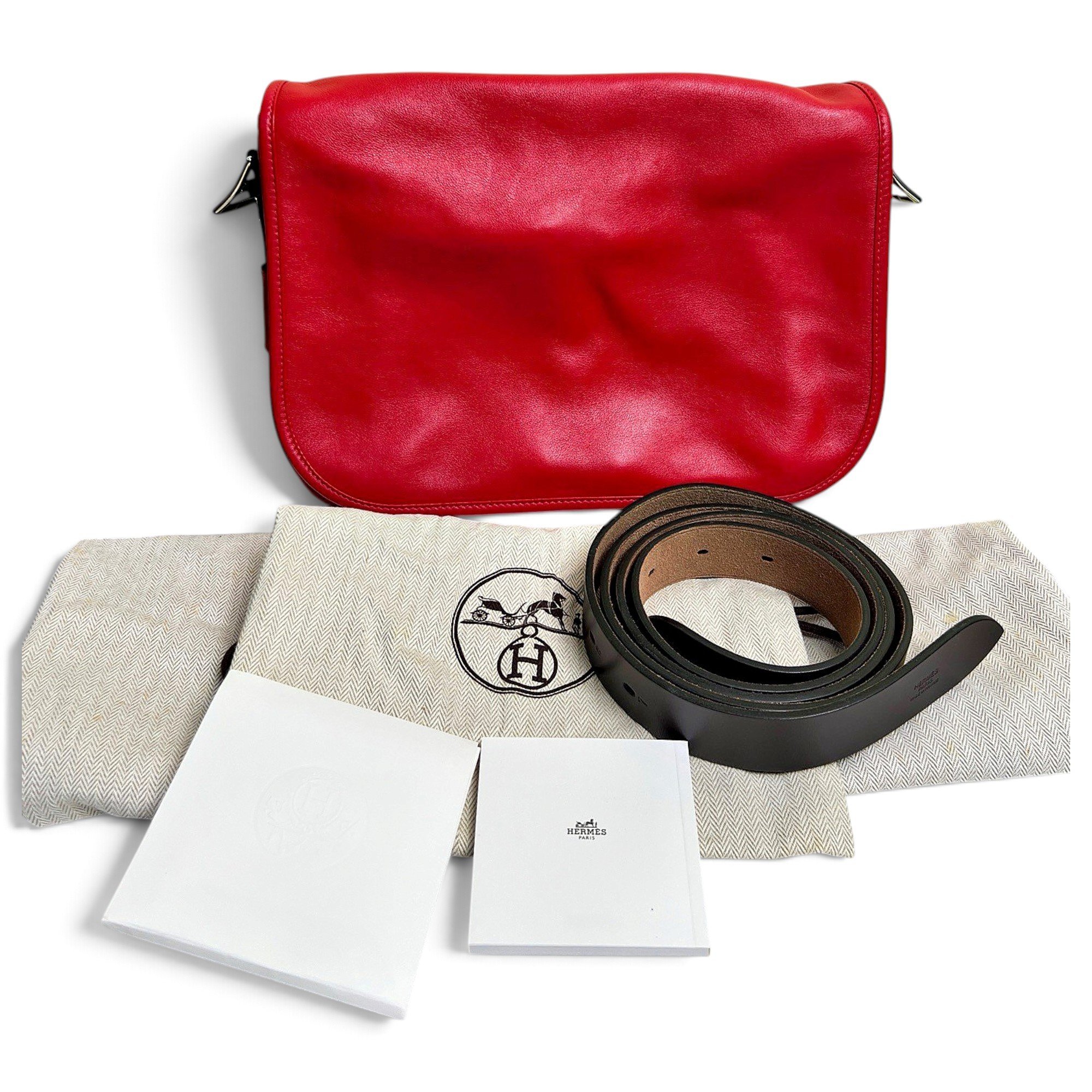 Barda leather handbag