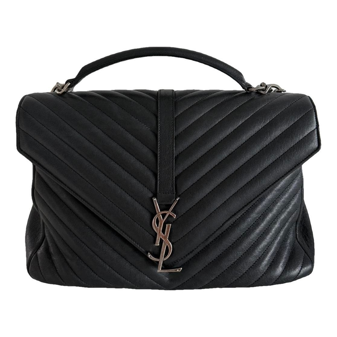 Collége monogramme leather handbag