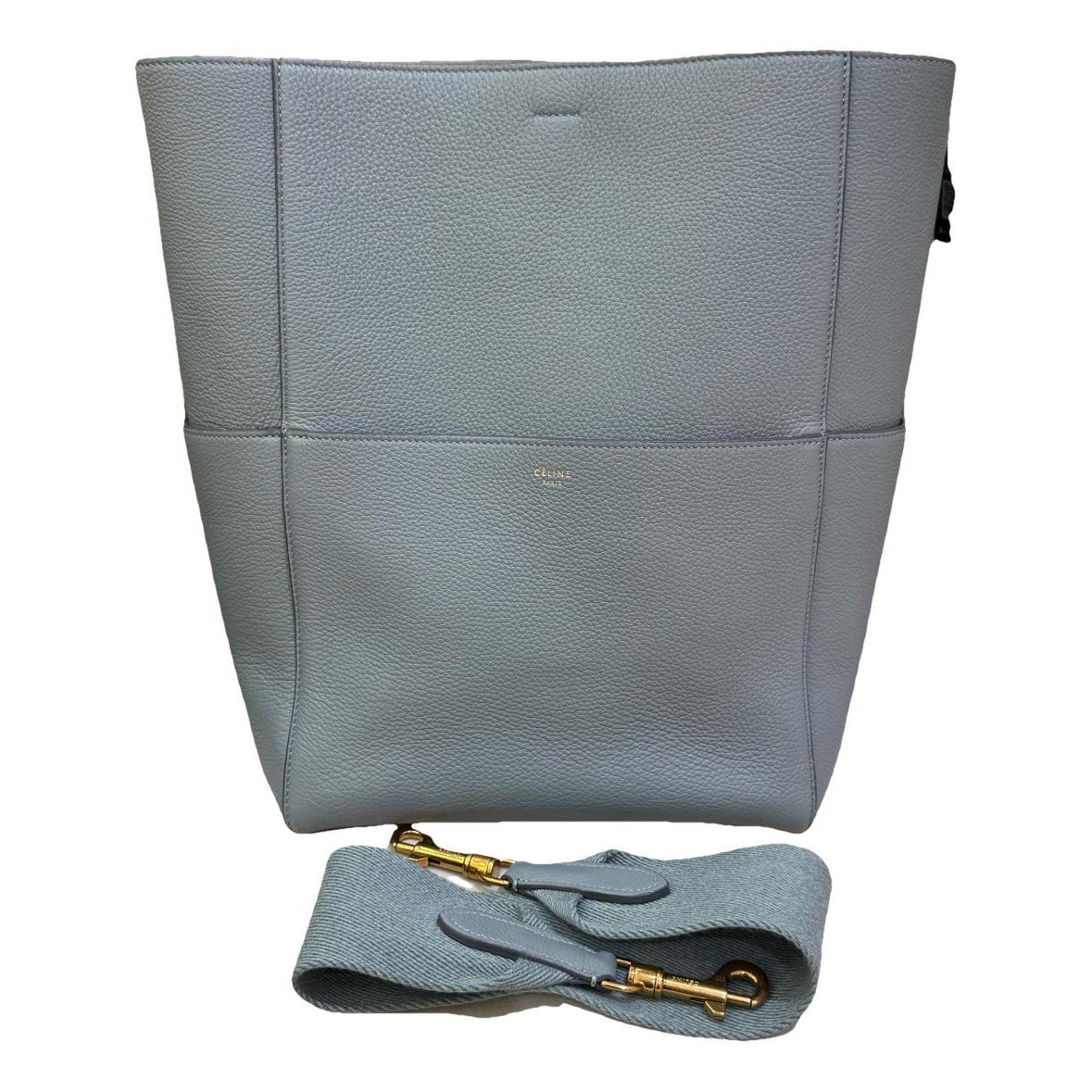 Seau Sangle leather handbag
