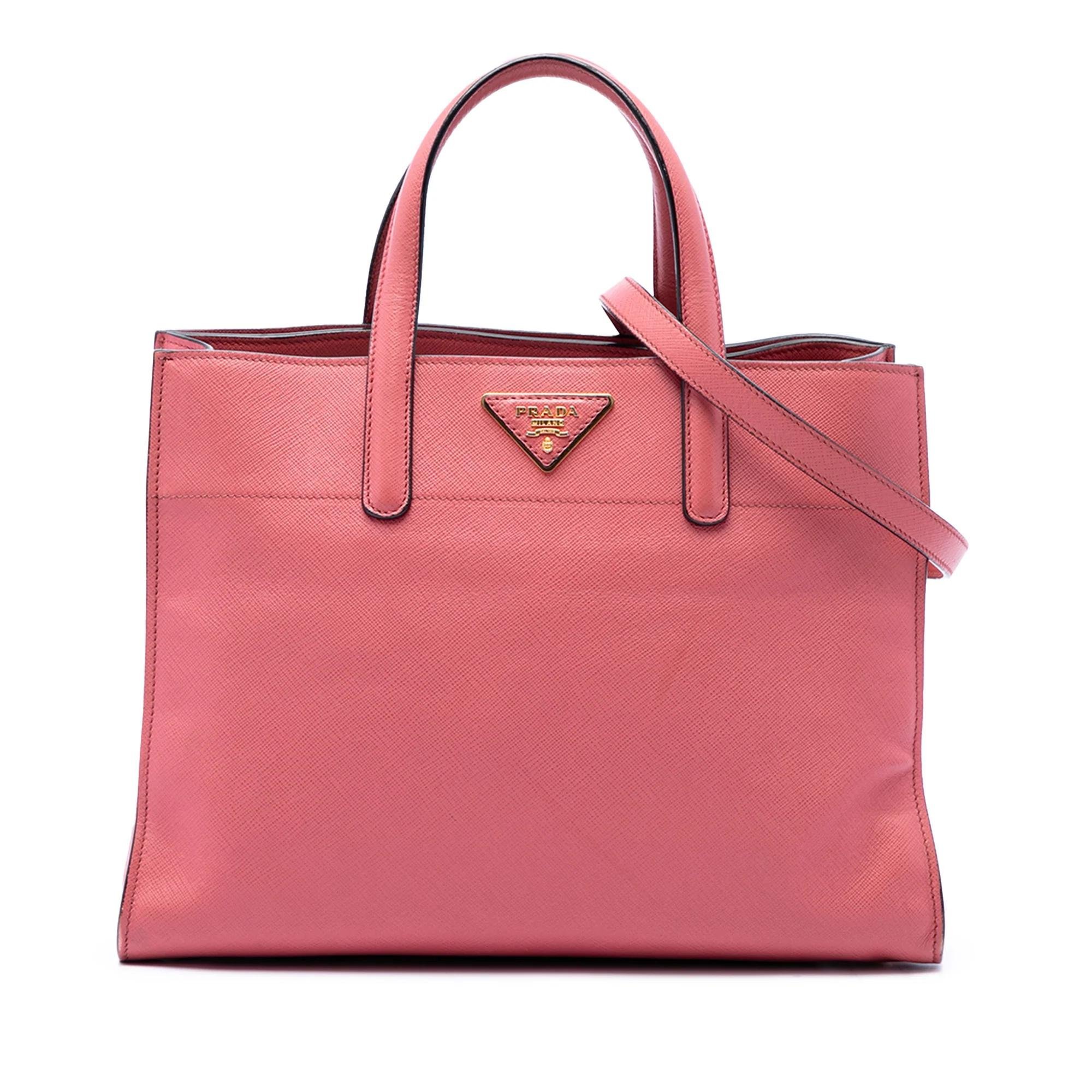 Prada Pocket leather handbag