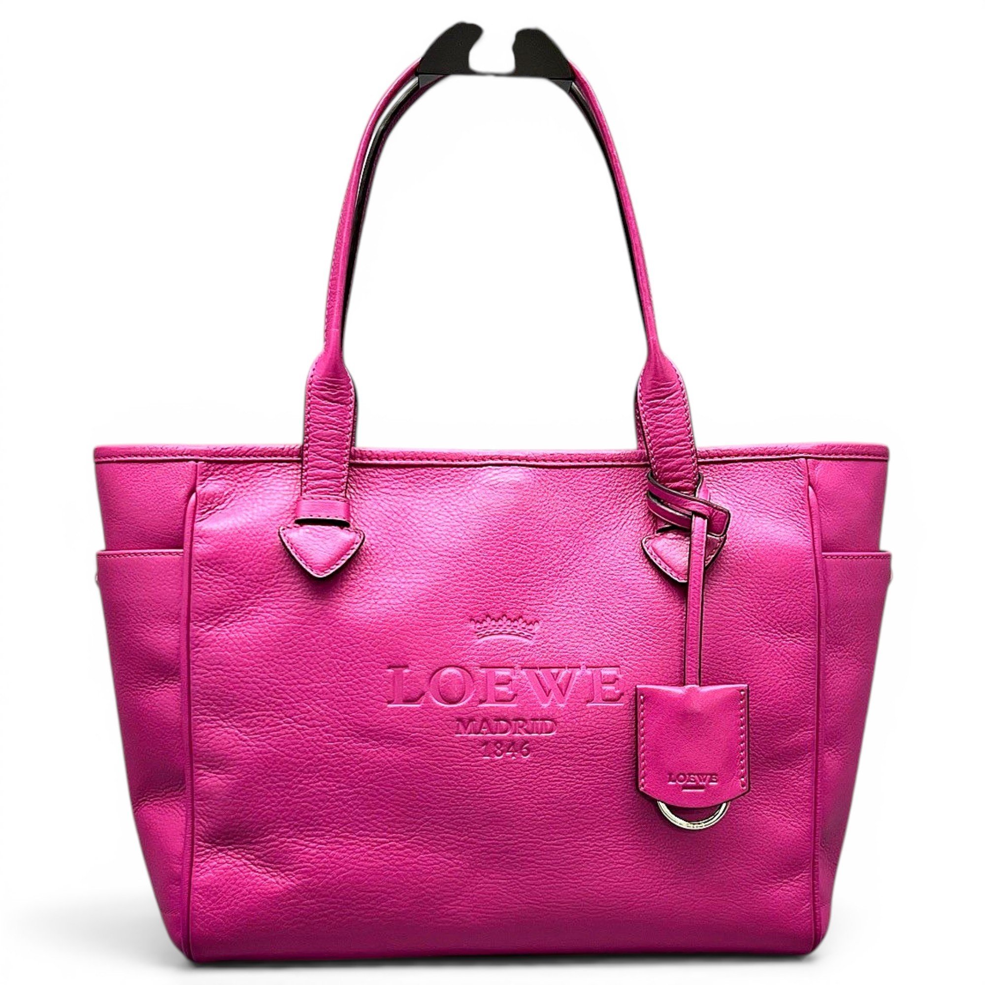 Leather tote