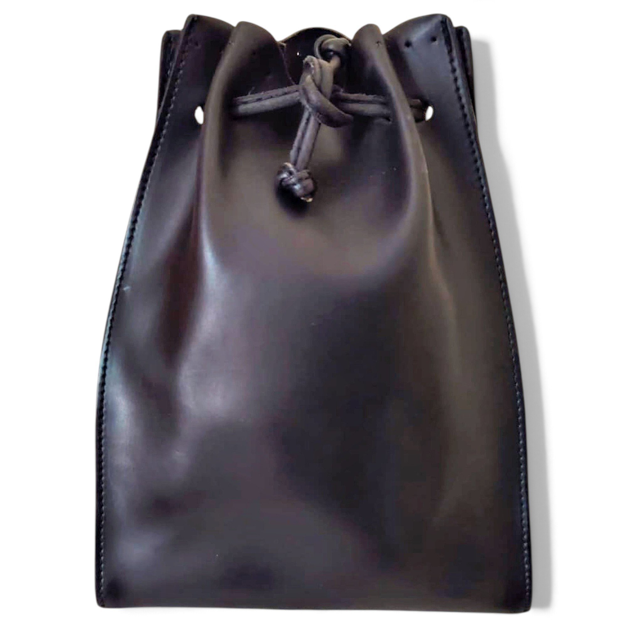 Leather backpack