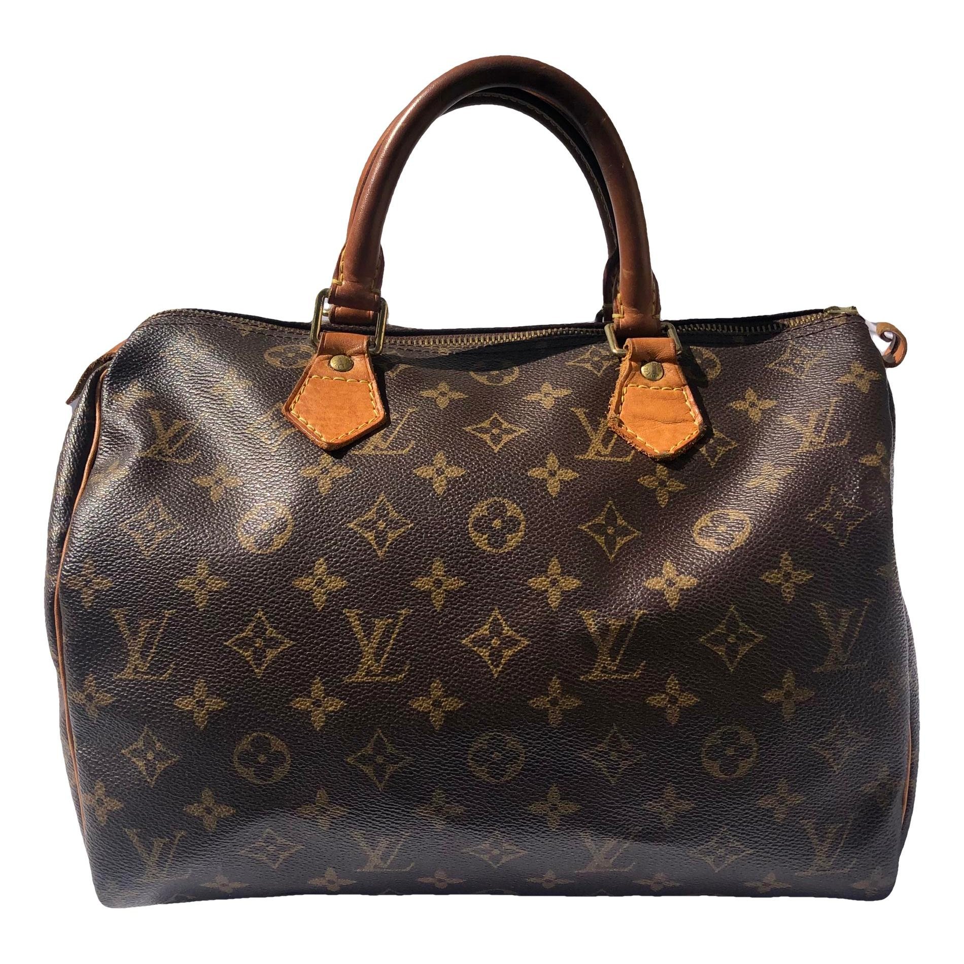 Speedy leather handbag