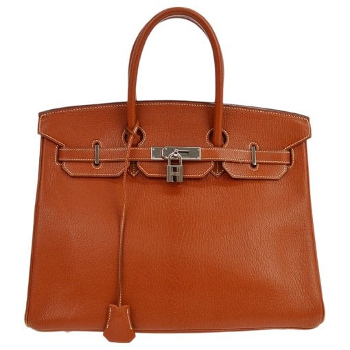 Hermes Birkin 35 Handbag Chèvre Coromandel Leather