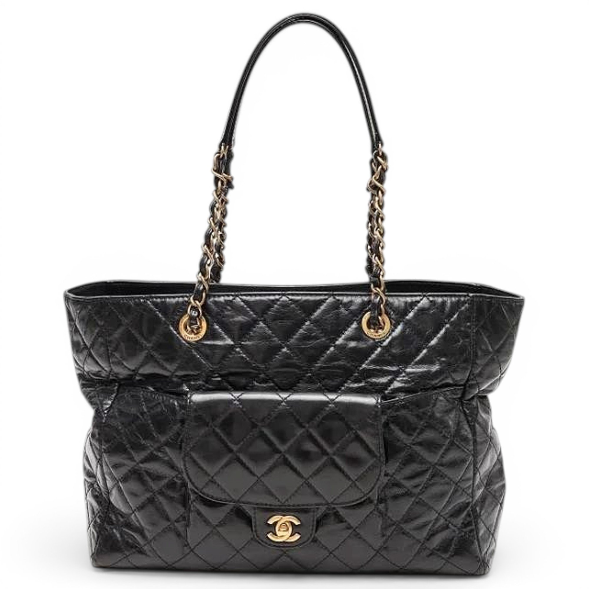 Leather tote