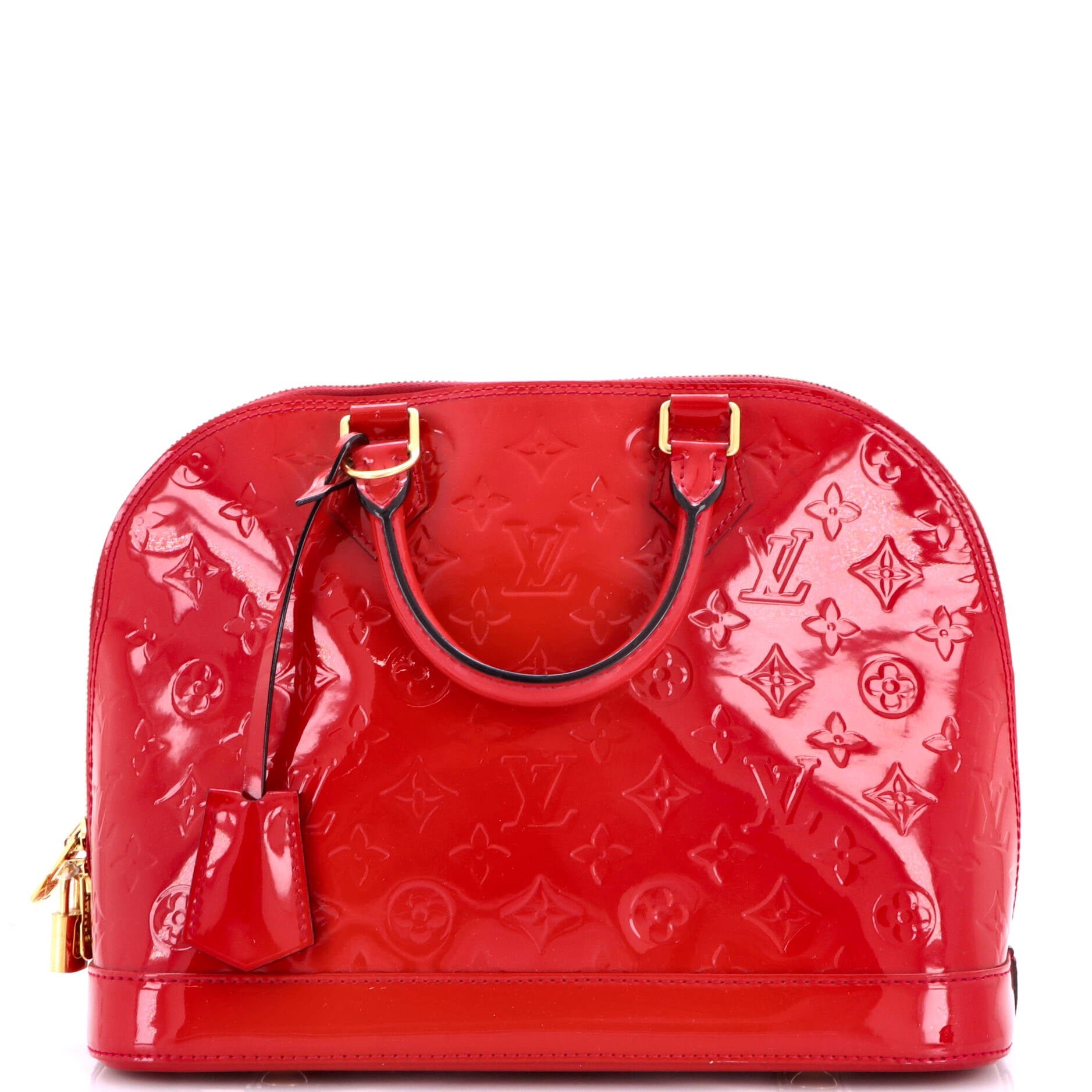 Alma Handbag Monogram Vernis PM
