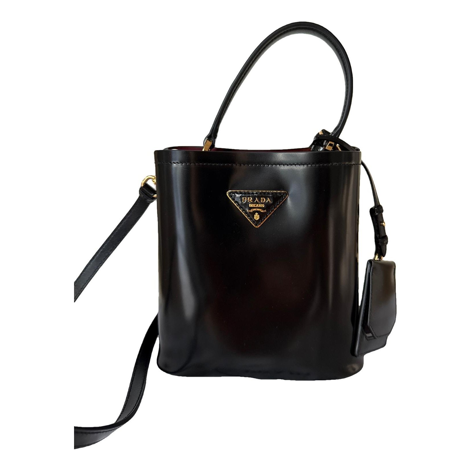 Panier leather handbag
