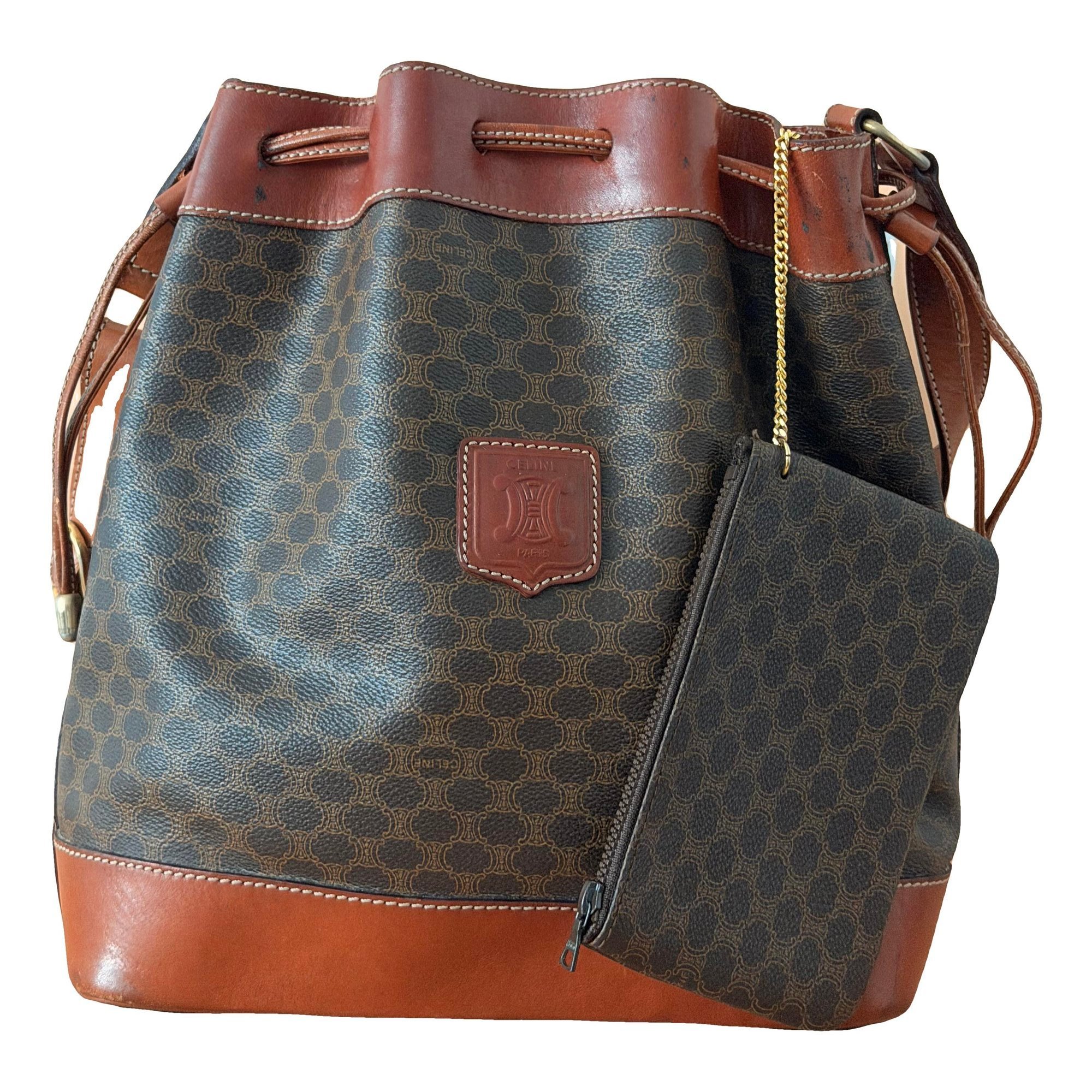 SAC SEAU leather handbag
