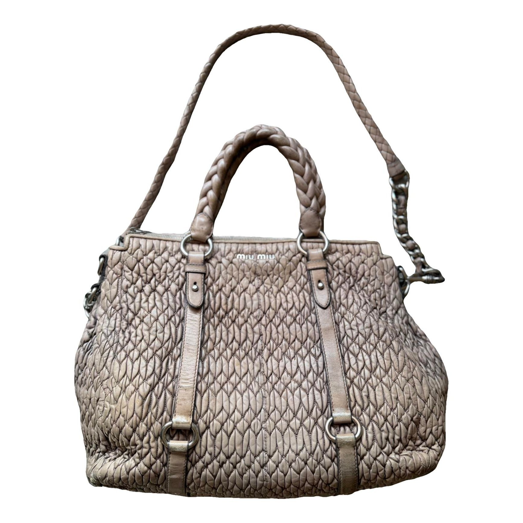 Leather handbag