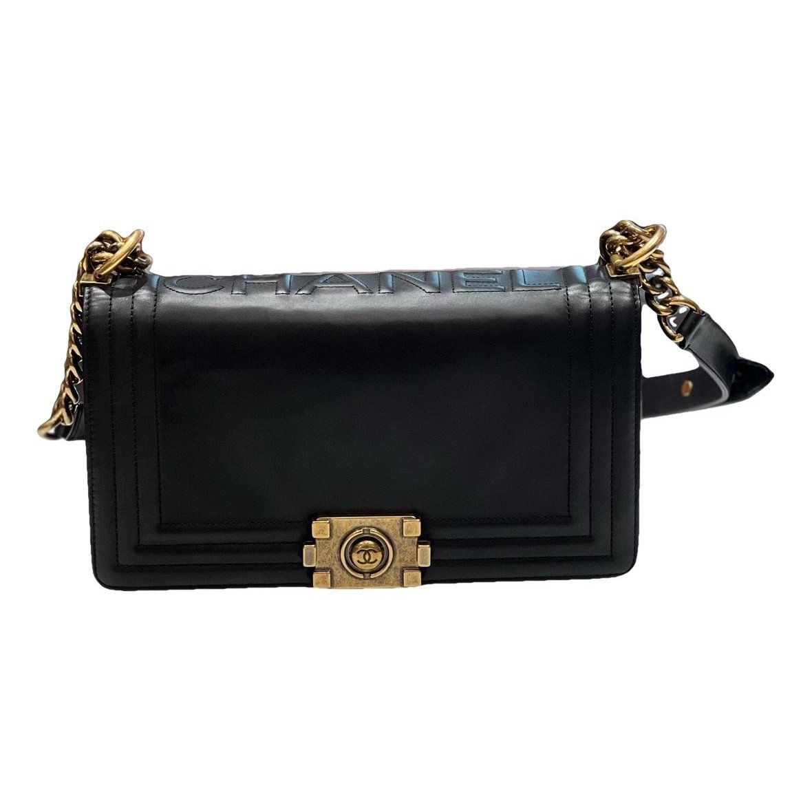 Boy leather crossbody bag