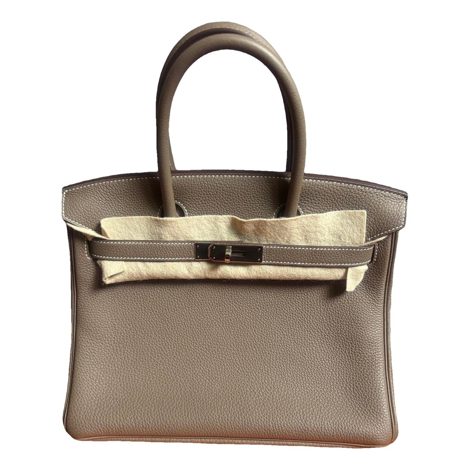 Birkin 30 leather handbag