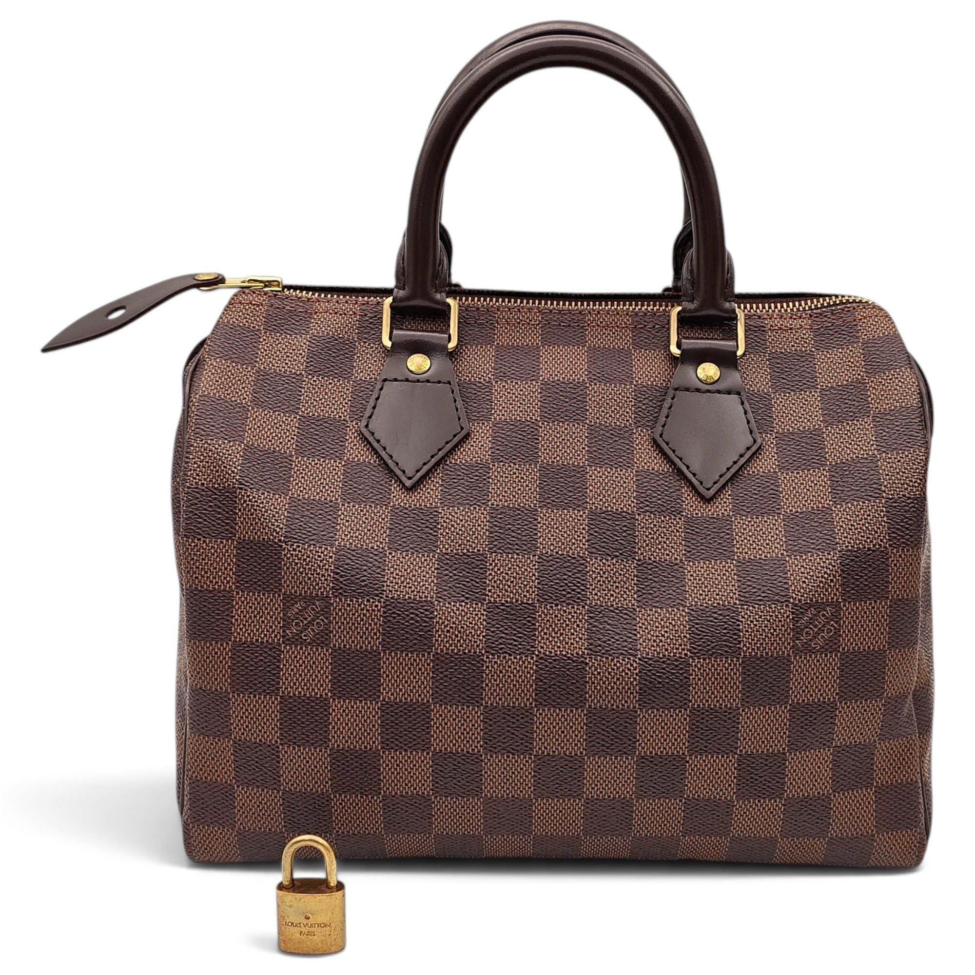 Speedy leather handbag