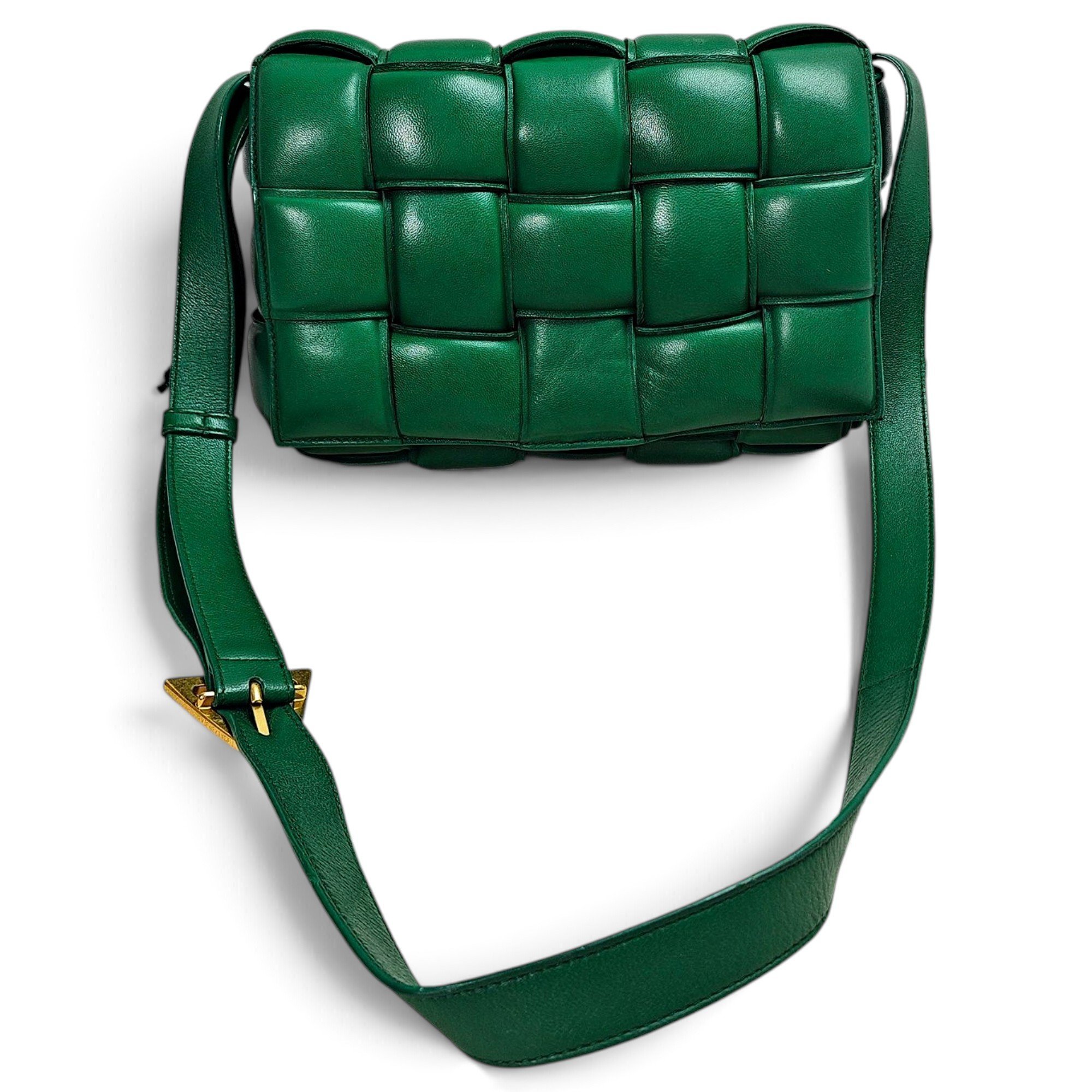 Cassette Padded leather handbag