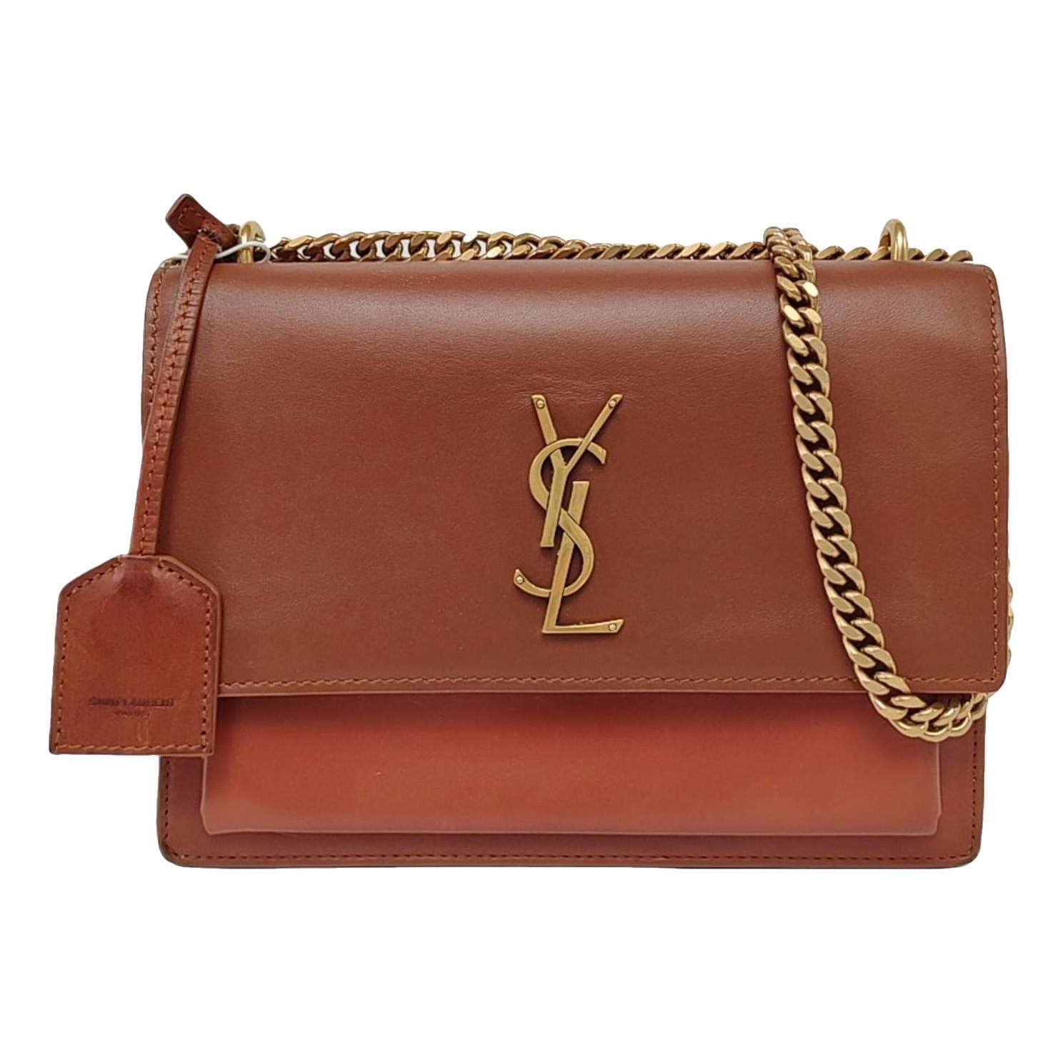 Sunset leather crossbody bag