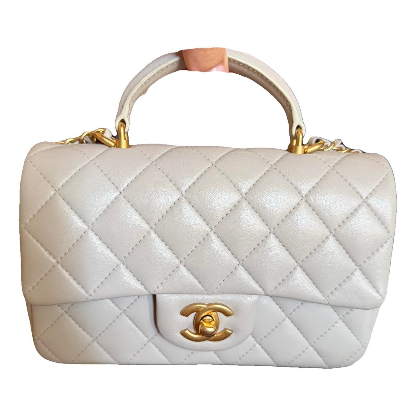 Timeless Classique Top Handle leather mini bag