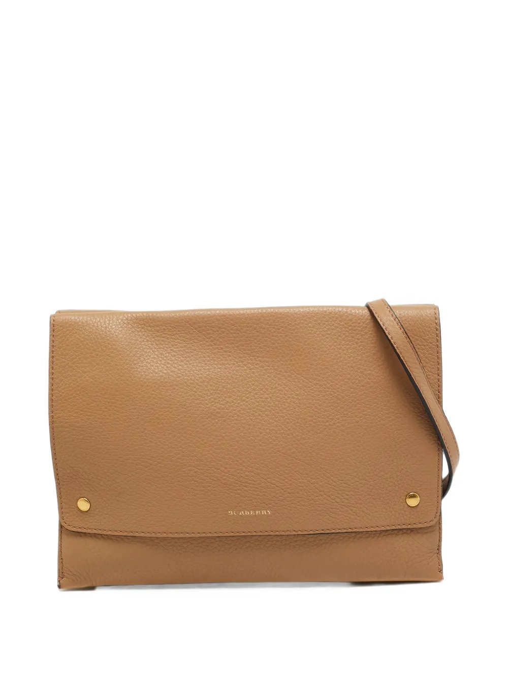 Double Side Flap leather crossbody bag