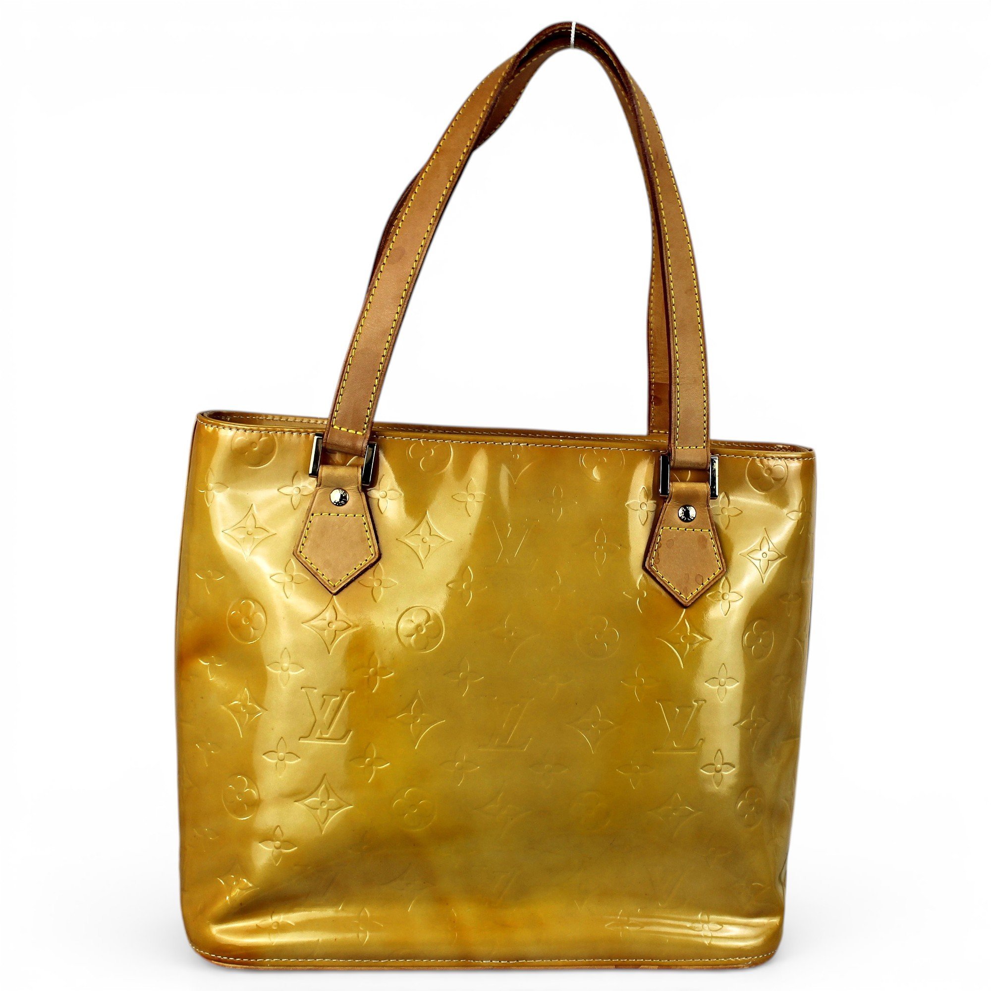 Houston patent leather handbag