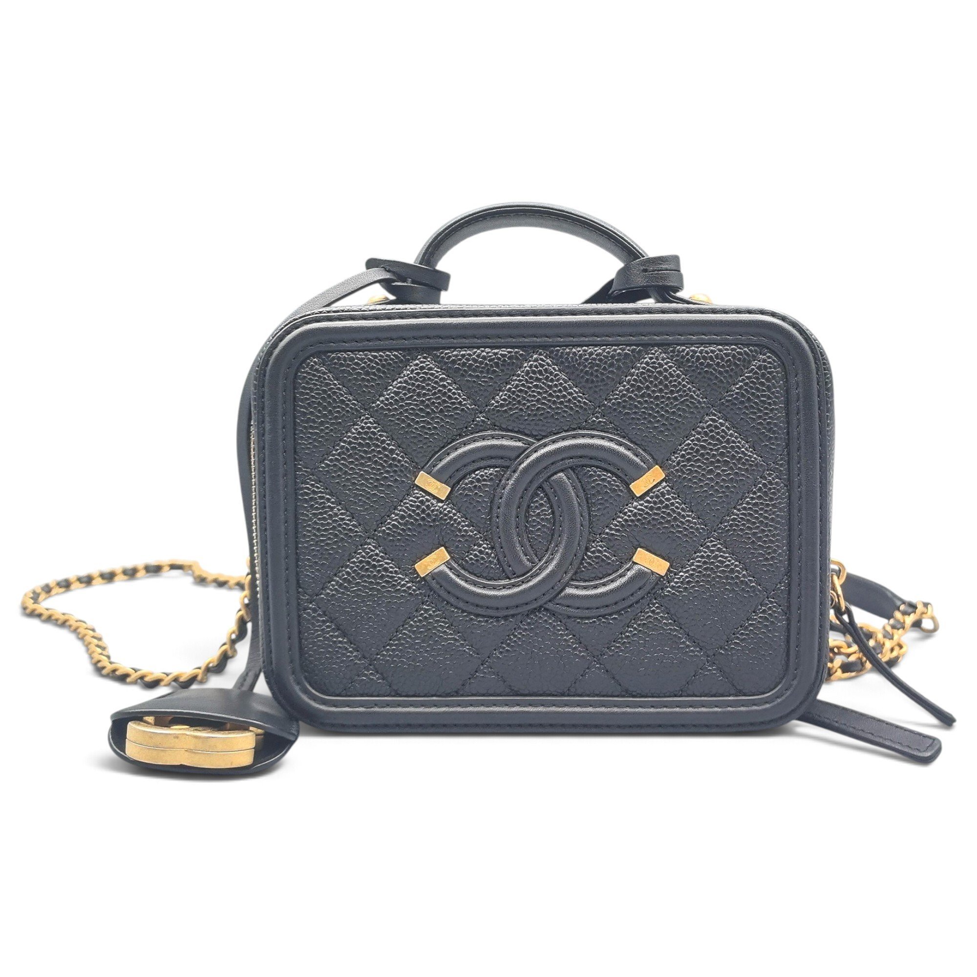 Vanity leather mini bag