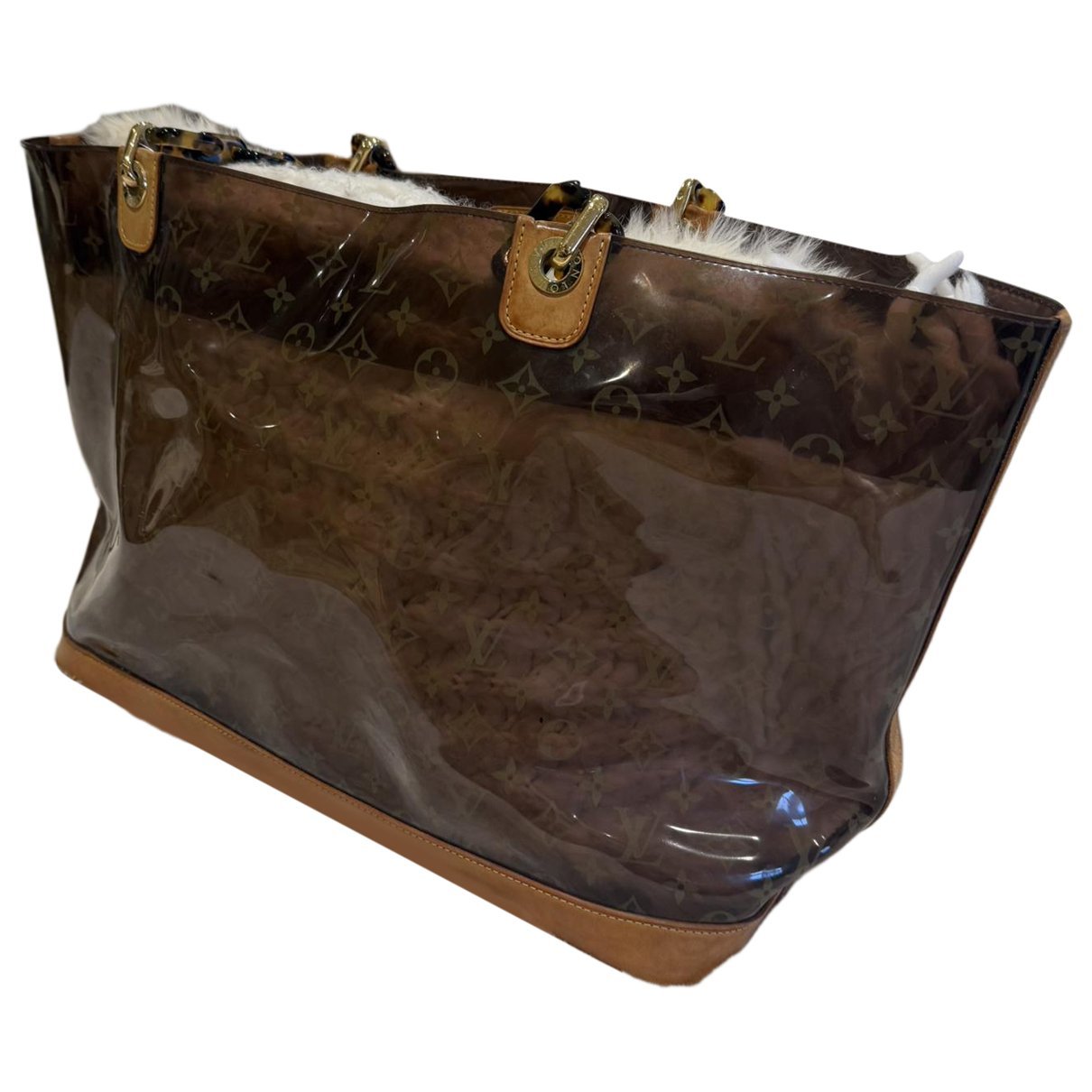 Ambre leather handbag
