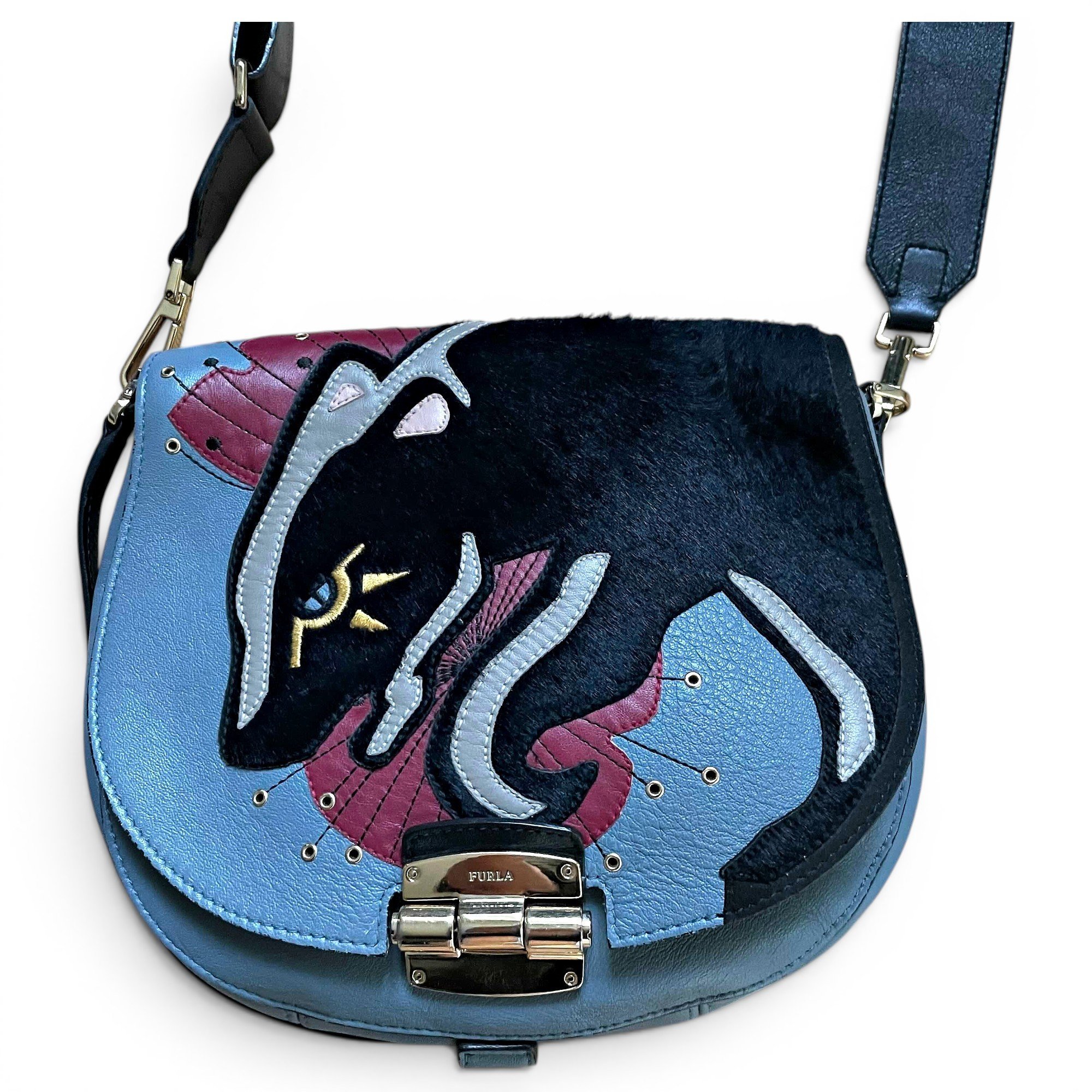 Leather crossbody bag