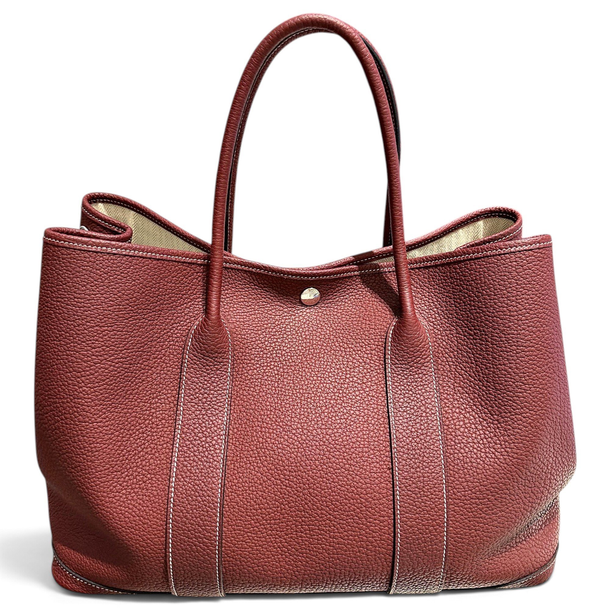 Garden Party leather handbag