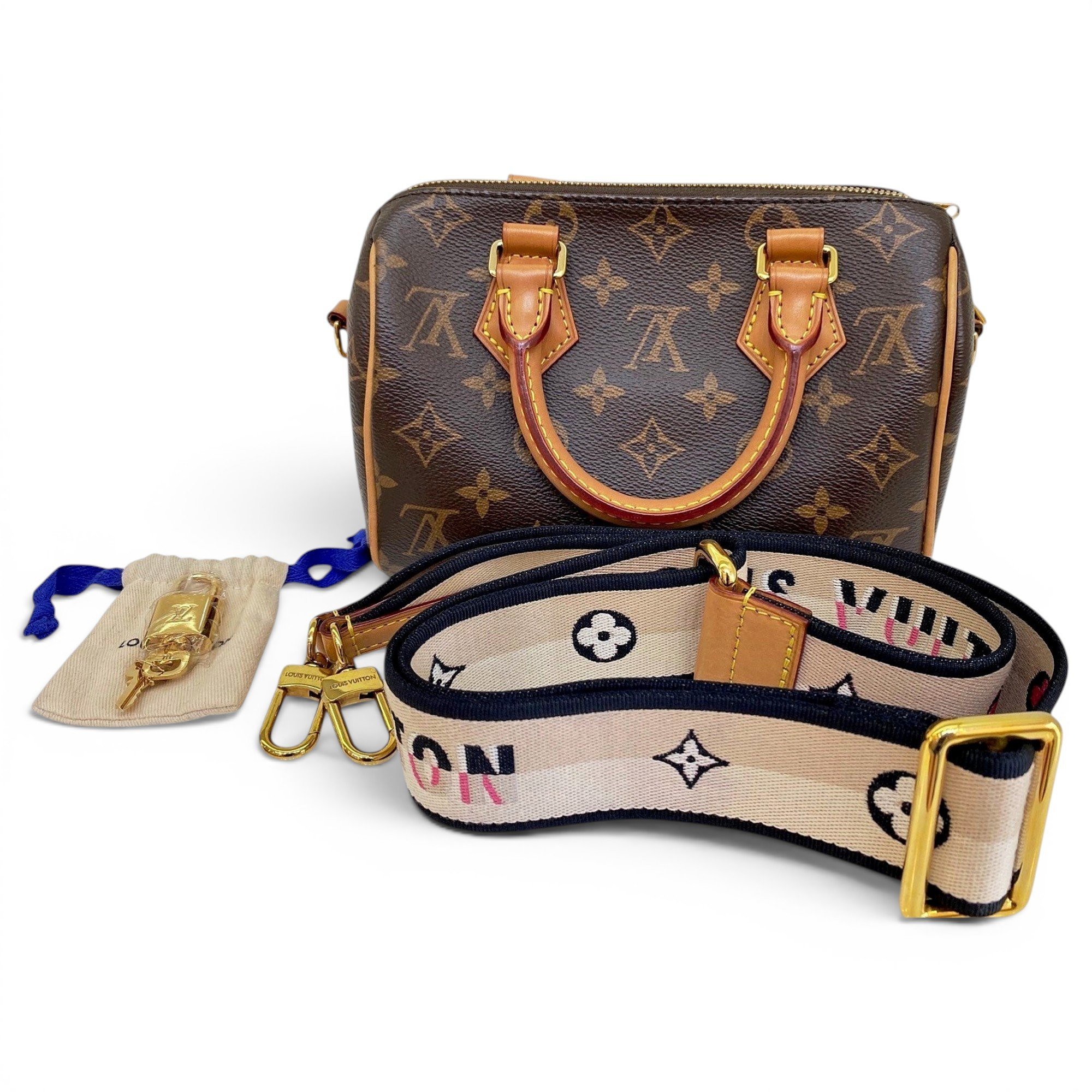 Speedy leather handbag