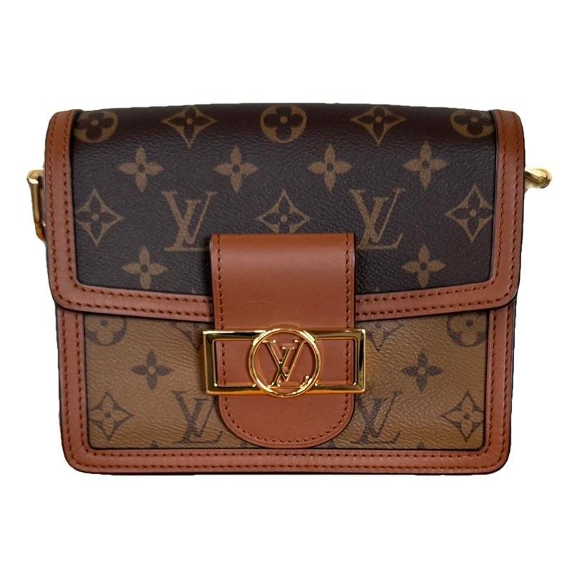 Dauphine leather handbag