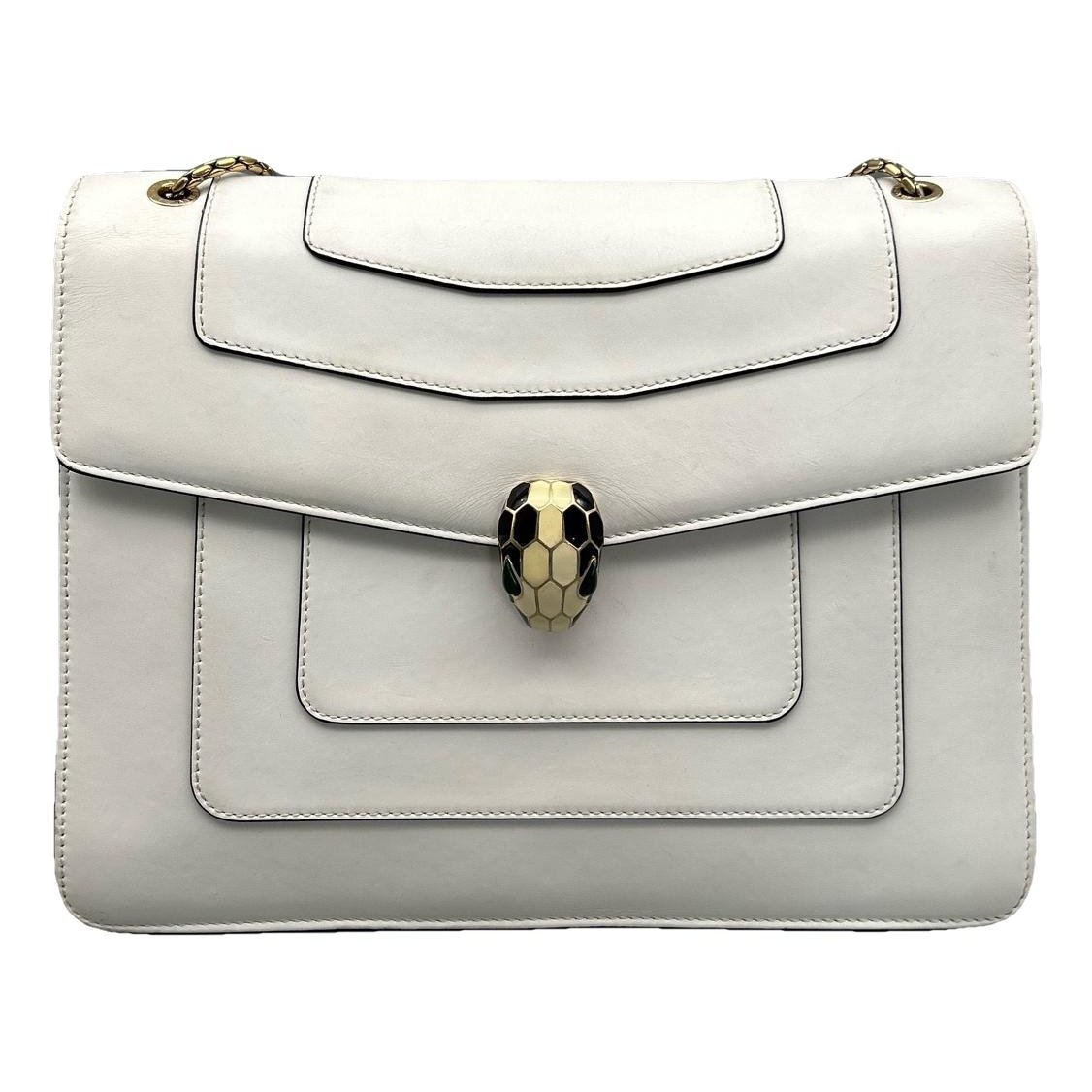 Serpenti leather handbag