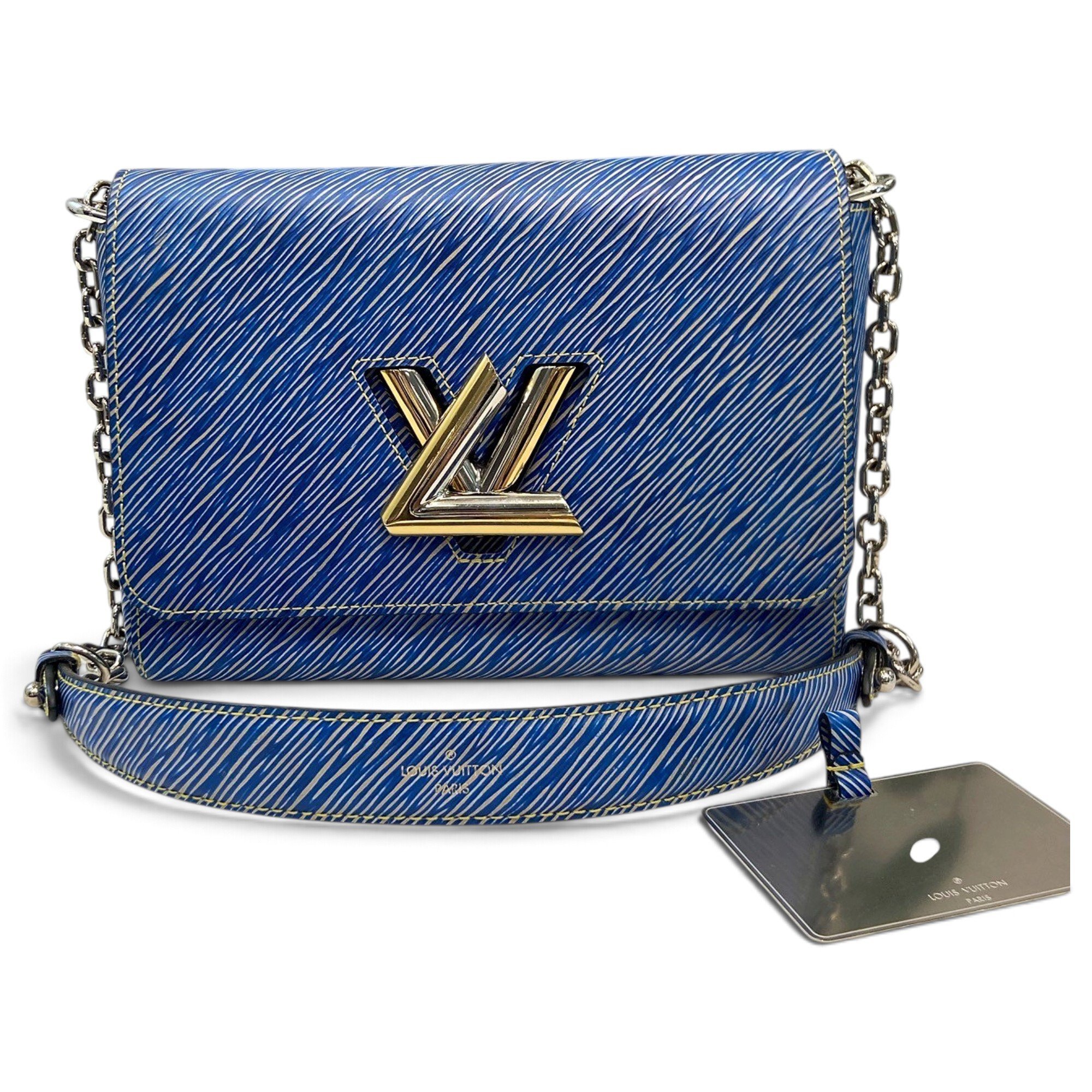 Twist leather handbag
