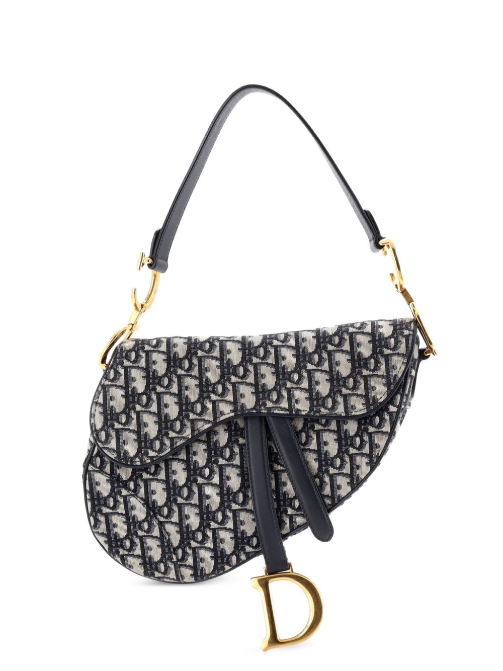 Dior Saddle Handbag Oblique Canvas Medium shoulder bag