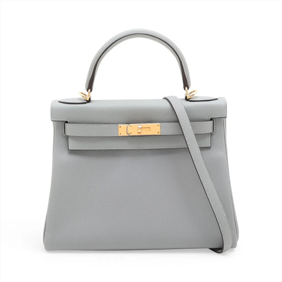 Hermès Kelly 28 Le Tournay Togo Gris mouette Gold Metal Fittings