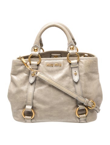 Leather Top Handle Bag
