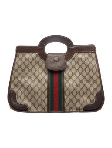 GG Canvas Top Handle Bag
