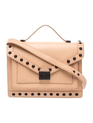Loeffler Randall Leather Top Handle Bag