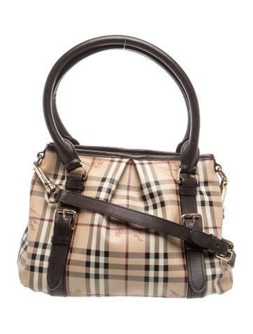 Haymarket Check Top Handle Bag
