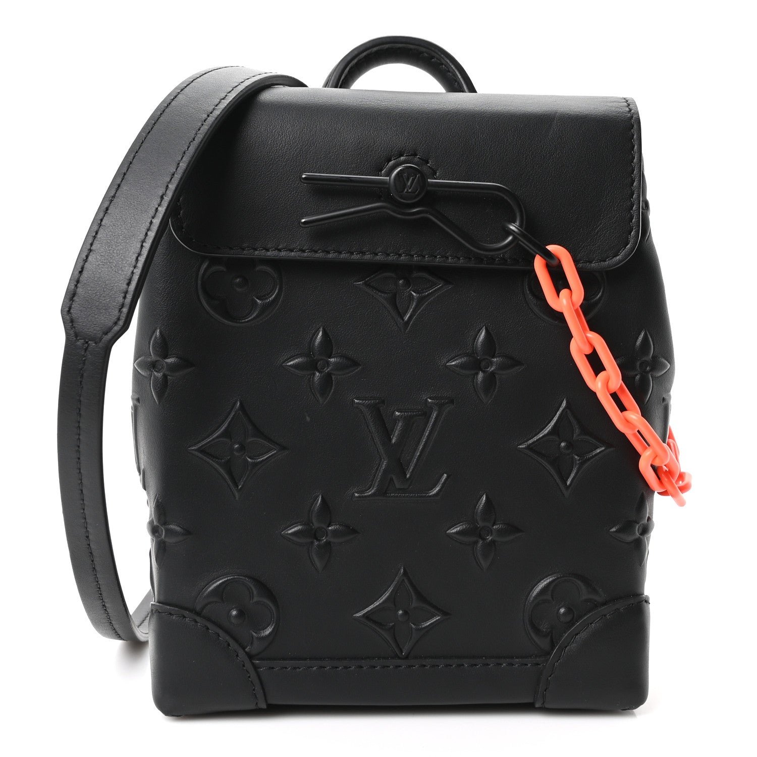 Louis Vuitton Taurillon Monogram Solar Ray Nano Steamer Black