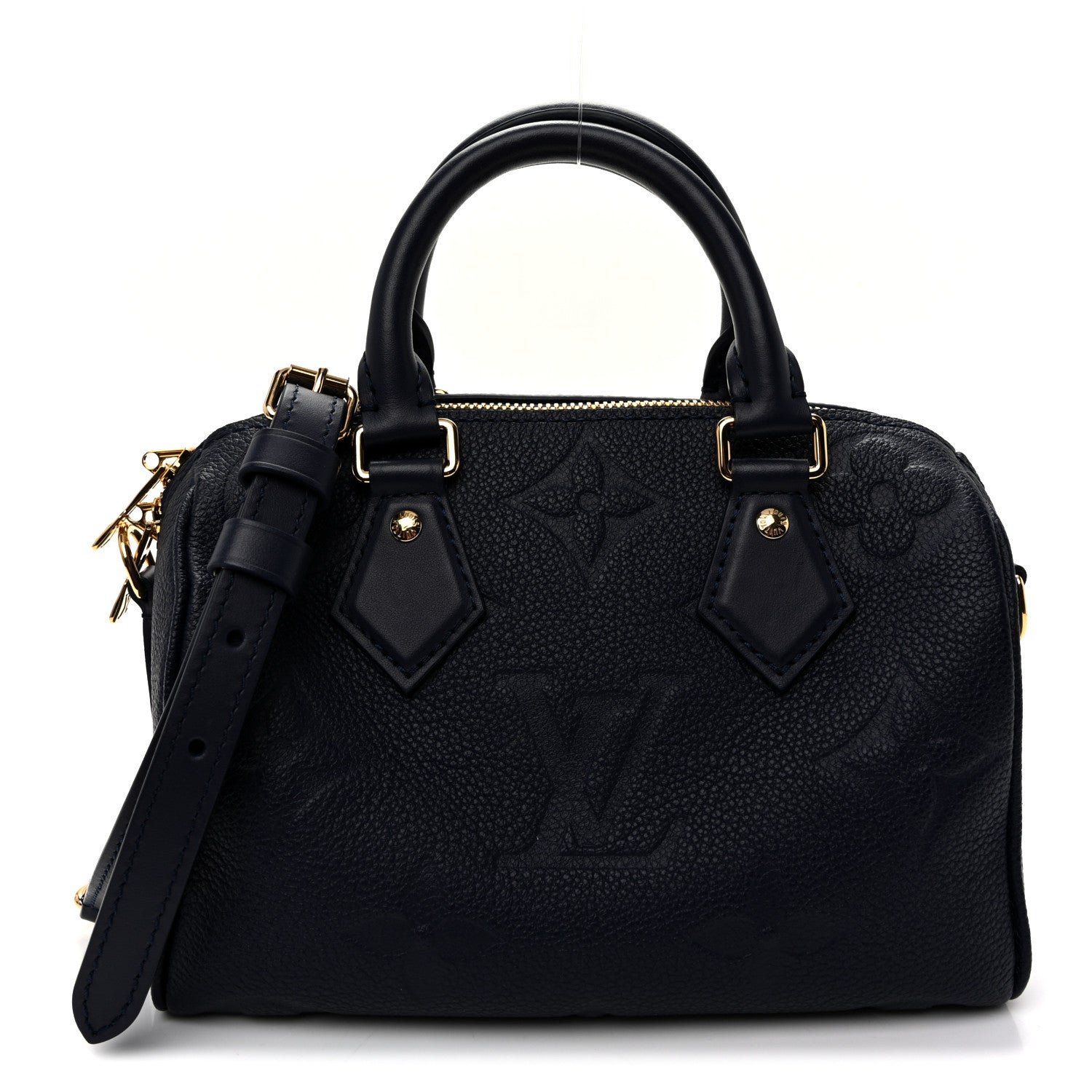 Louis Vuitton Empreinte Monogram Giant Speedy Bandouliere 20 Navy