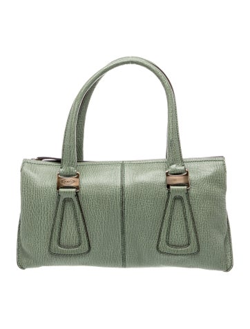 Leather Top Handle Bag